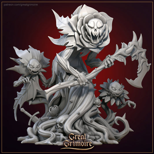 Ravenous Roses | Great Grimoire | UNPAINTED Miniature in Resin