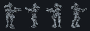 Tshuk, Female Goblin Sharpshooter | Ronin Arts Workshop | UNPAINTED Miniature in Resin