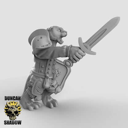 Band of Otter Fighters (Set of 3) - Duncan Shadow