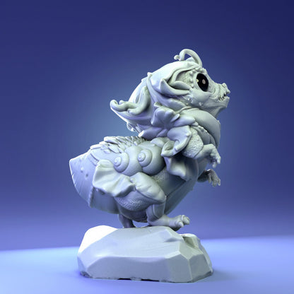 Dragon Baby (3 poses) | Pepunki Creatures | UNPAINTED Miniature in Resin