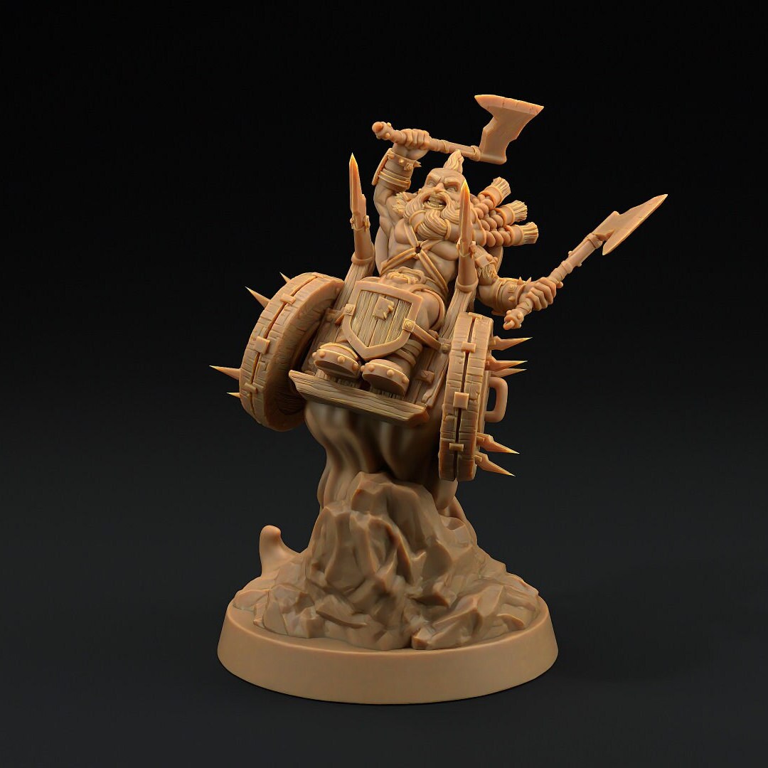 Bormir Thunderwheel | Scrap Slap Goblin Tribes | Dragon Trappers Lodge | UNPAINTED Miniature in Resin