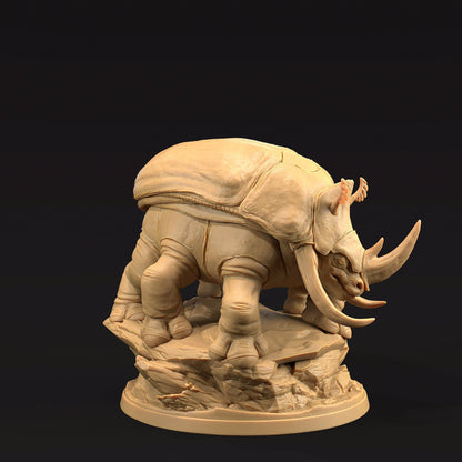 Rhinocerous Beetles | Copperlock's Zoo | Dragon Trapper's Lodge | UNPAINTED Miniature in Resin