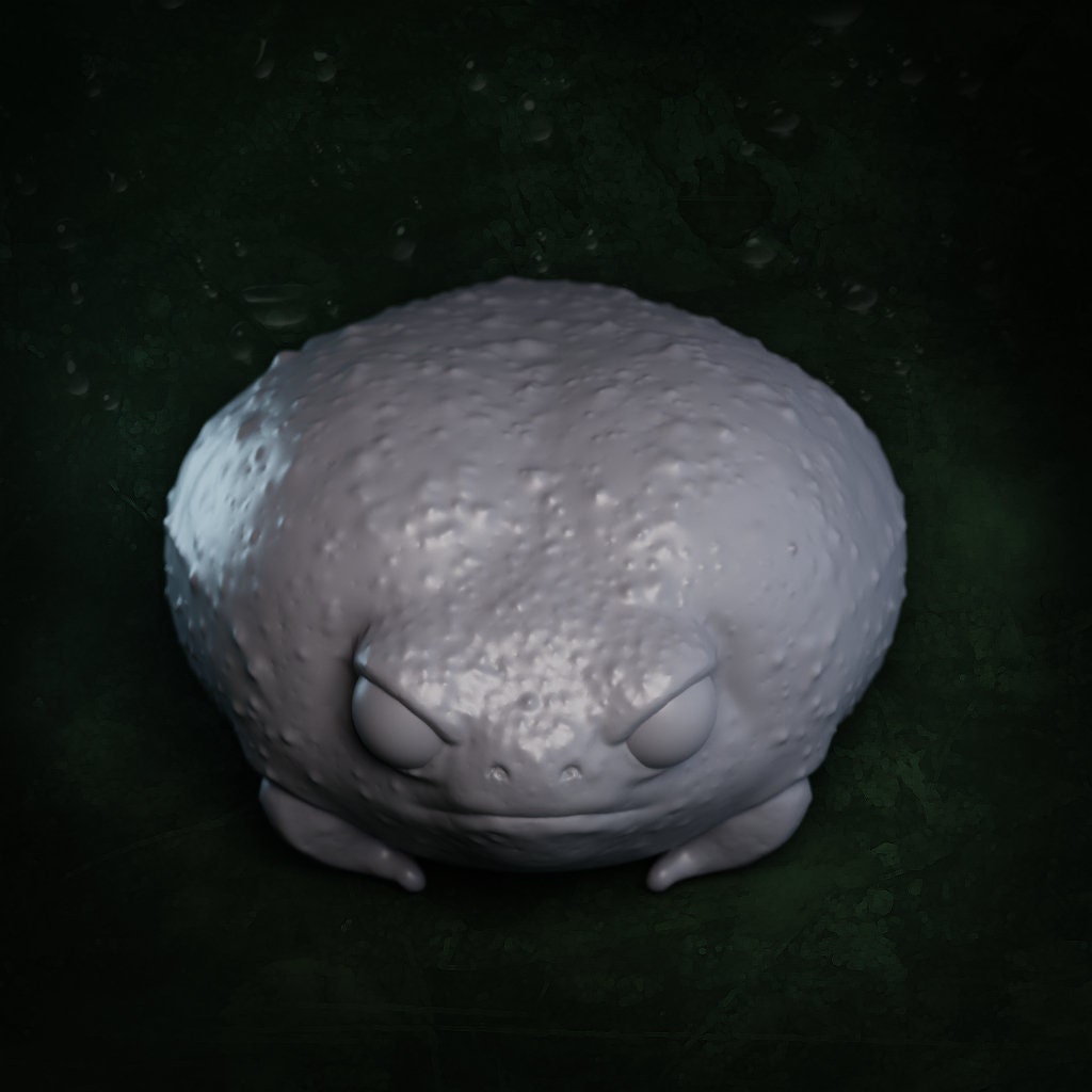 Common Rain Frog | Breviceps Adspersus | Hellbender Museum | UNPAINTED Miniature in Resin