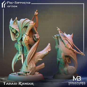 Tabaxi Ranger | Miniatures Blueprint | UNPAINTED Miniature in Resin