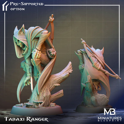 Tabaxi Ranger | Miniatures Blueprint | UNPAINTED Miniature in Resin