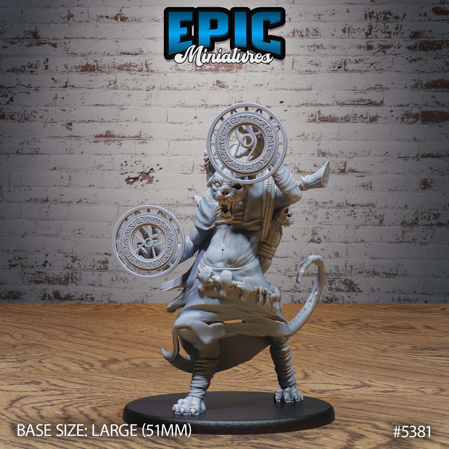 Cat Folk Zombie Set | Cat Tribe | Undead Feline Warrior | Epic Miniatures | UNPAINTED Miniature in Resin