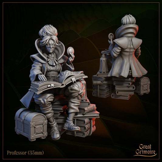 Professor | Great Grimoire | UNPAINTED Miniature in Resin