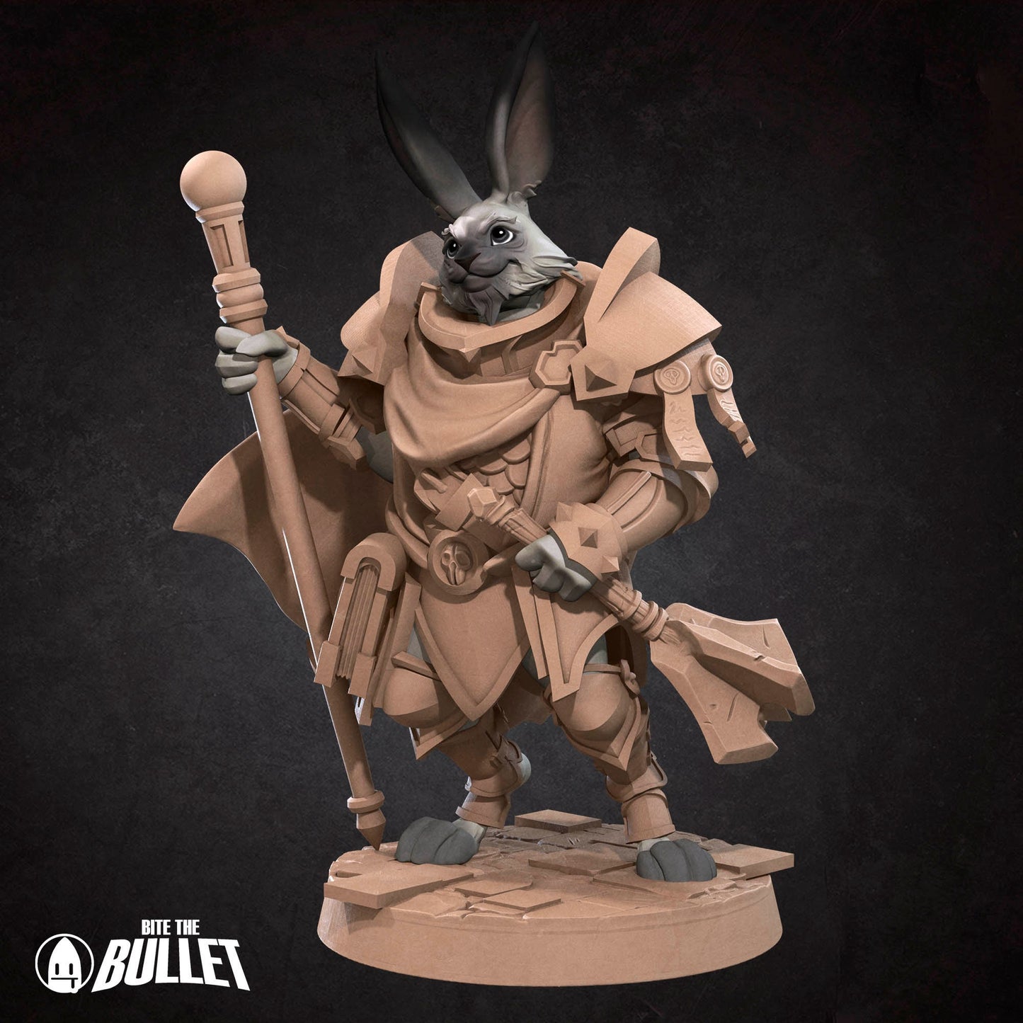 Harengon Cleric | Bite the Bullet | UNPAINTED Miniature in Resin
