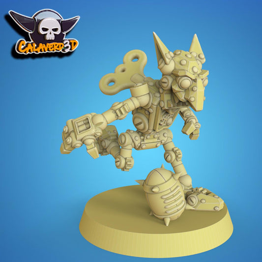 Botlins (Goblin Robots) Fantasy Football Team | Calaverd3D | UNPAINTED Miniature in Resin