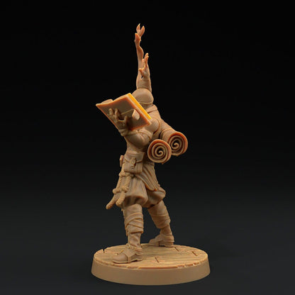 Bamf Tx'Aru, Prax Storm Wizard | Hunt for The Last Sea Angel | Dragon Trappers Lodge | UNPAINTED Miniature in Resin