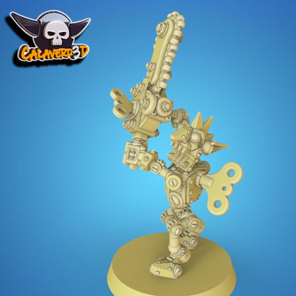 Botlins (Goblin Robots) Fantasy Football Team | Calaverd3D | UNPAINTED Miniature in Resin