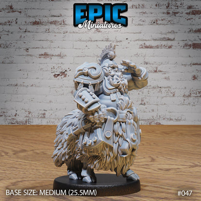 Goat Centaur Dwarf Set | Dwarven Warrior Hybrid | Capricentaur | Epic Miniatures | UNPAINTED Miniature in Resin
