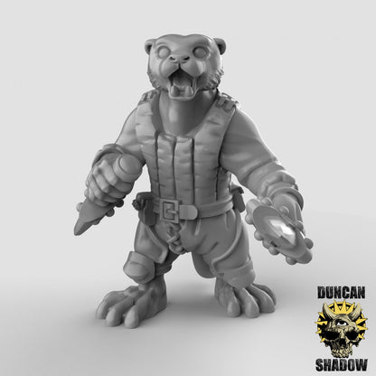 Band of Otters with Daggers (Set of 3) - Duncan Shadow