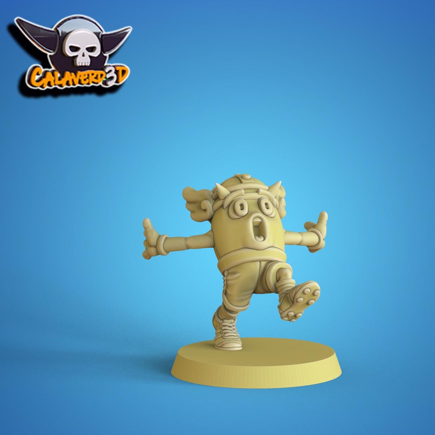 Dimension C-168 Fantasy Football Team (+ Cheerleaders) | Calaverd3D | UNPAINTED Miniature in Resin