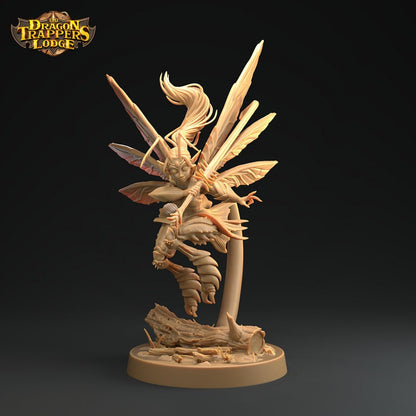 Laureth Fairy Trapper | Unseelie Princess | Dragon Trappers Lodge | UNPAINTED Miniature in Resin