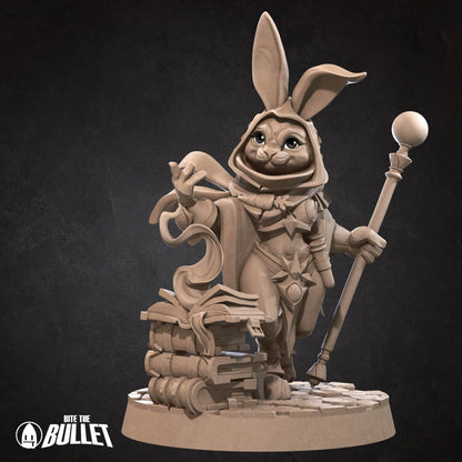 Harengon Wizard | Bite the Bullet | UNPAINTED Miniature in Resin