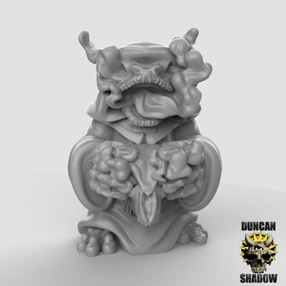Boggard (Toad) Necromancers  (Set of 3)| Duncan Shadow | UNPAINTED Miniature in Resin