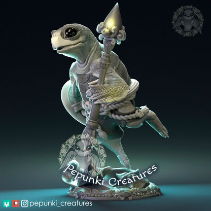 Sea Turtle Guard | Pepunki Creatures | UNPAINTED Miniature in Resin