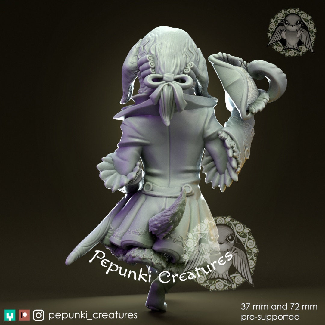 Dog Gentleman | Pepunki Creatures | UNPAINTED Miniature in Resin