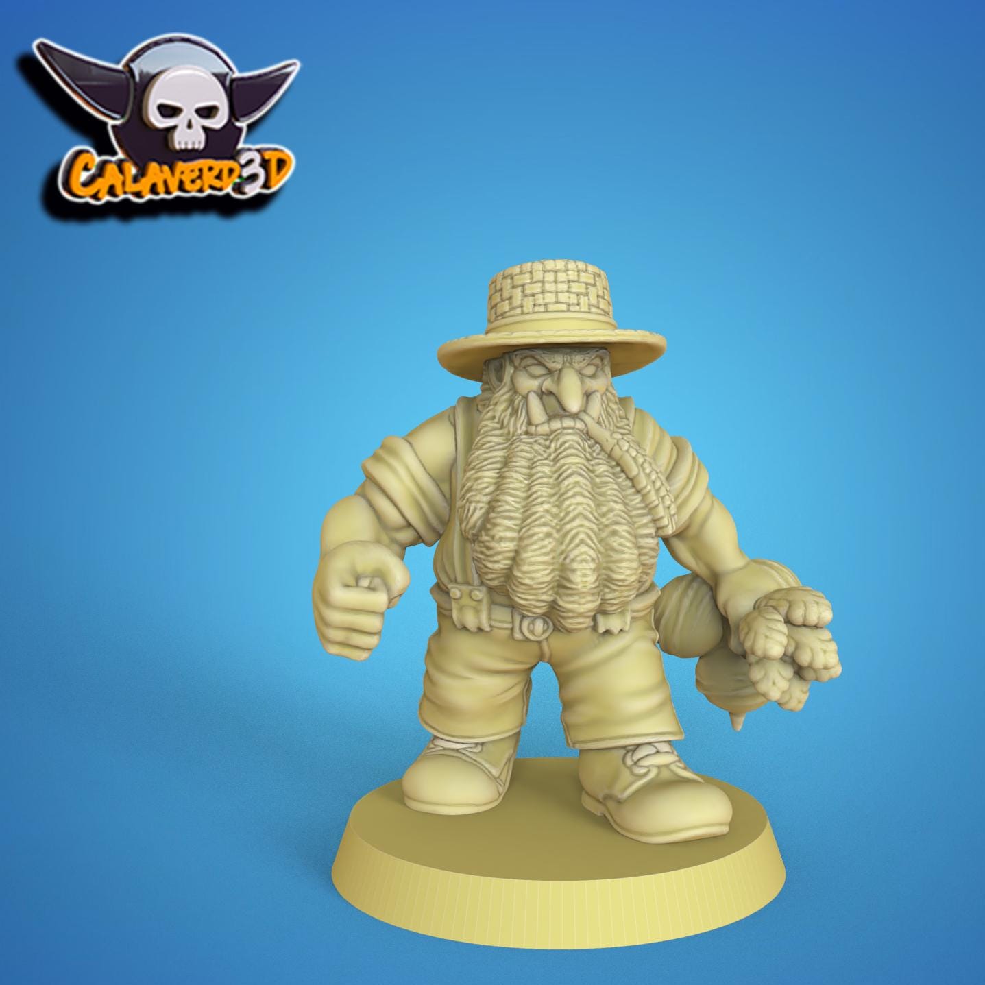 Old Farmers of Chaos Fantasy Football Team | Calaverd3D | UNPAINTED Miniature in Resin