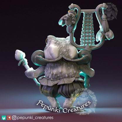 Little Toad Henchman | Pepunki Creatures | UNPAINTED Miniature in Resin