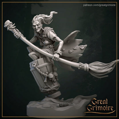 Baba Yaga | Great Grimoire | UNPAINTED Miniature in Resin