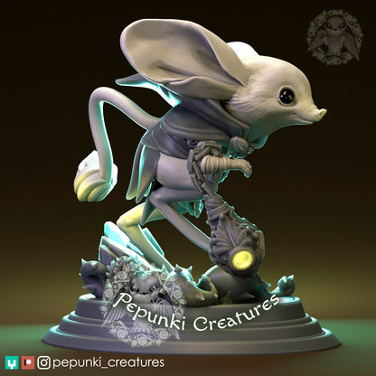 Jerboa | Desert Mouse | Pepunki Creatures | UNPAINTED Miniature in Resin