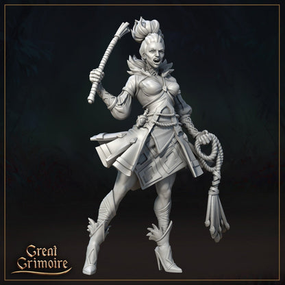 Good Witch & Bad Witch | Wizard of Oz | Veil of the Emerald Dreams | Great Grimoire | UNPAINTED Miniature in Resin