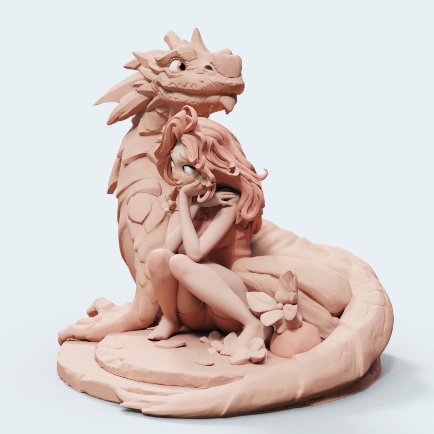 Iriel (Sitting) | Female Miniatures | UNPAINTED Miniature in Resin