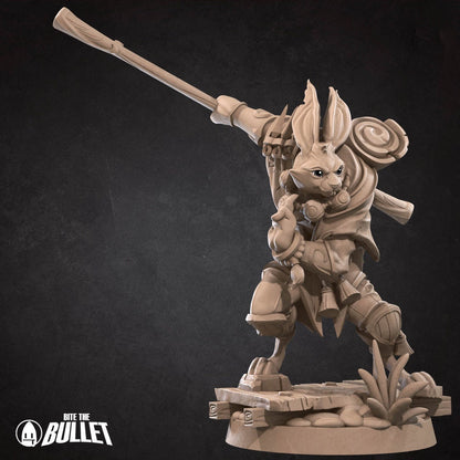 Harengon Monk | Bite the Bullet | UNPAINTED Miniature in Resin