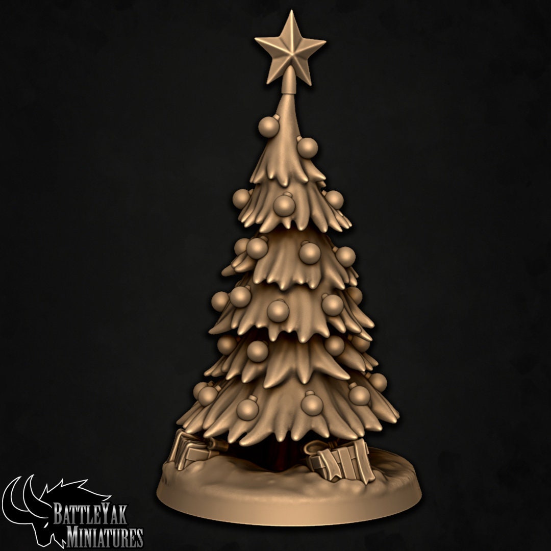 Wintervault Yule-Treant (2 versions) | Battle Yak Miniatures are One Page Rules Compatible | UNPAINTED Miniature in Resin