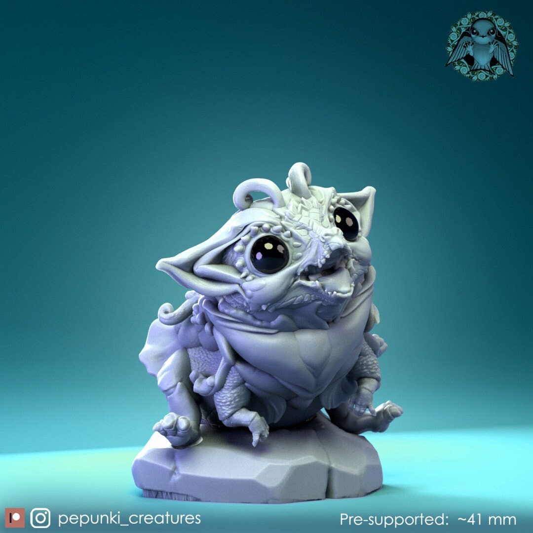Dragon Baby (3 poses) | Pepunki Creatures | UNPAINTED Miniature in Resin