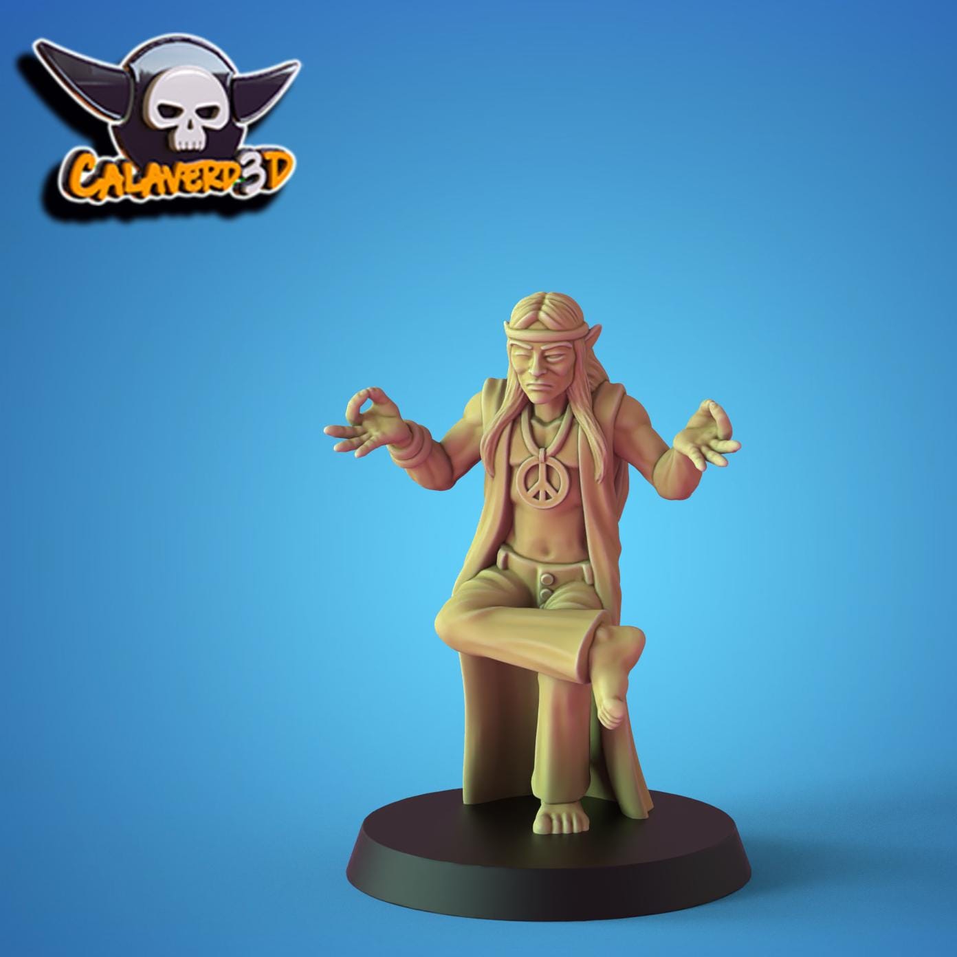 Flower Power Elf Fantasy Football Team | Calaverd3D | UNPAINTED Miniature in Resin
