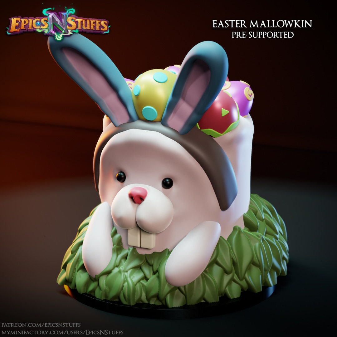Easter Mallowkin | Epics'N'Stuffs | UNPAINTED Miniature in Resin