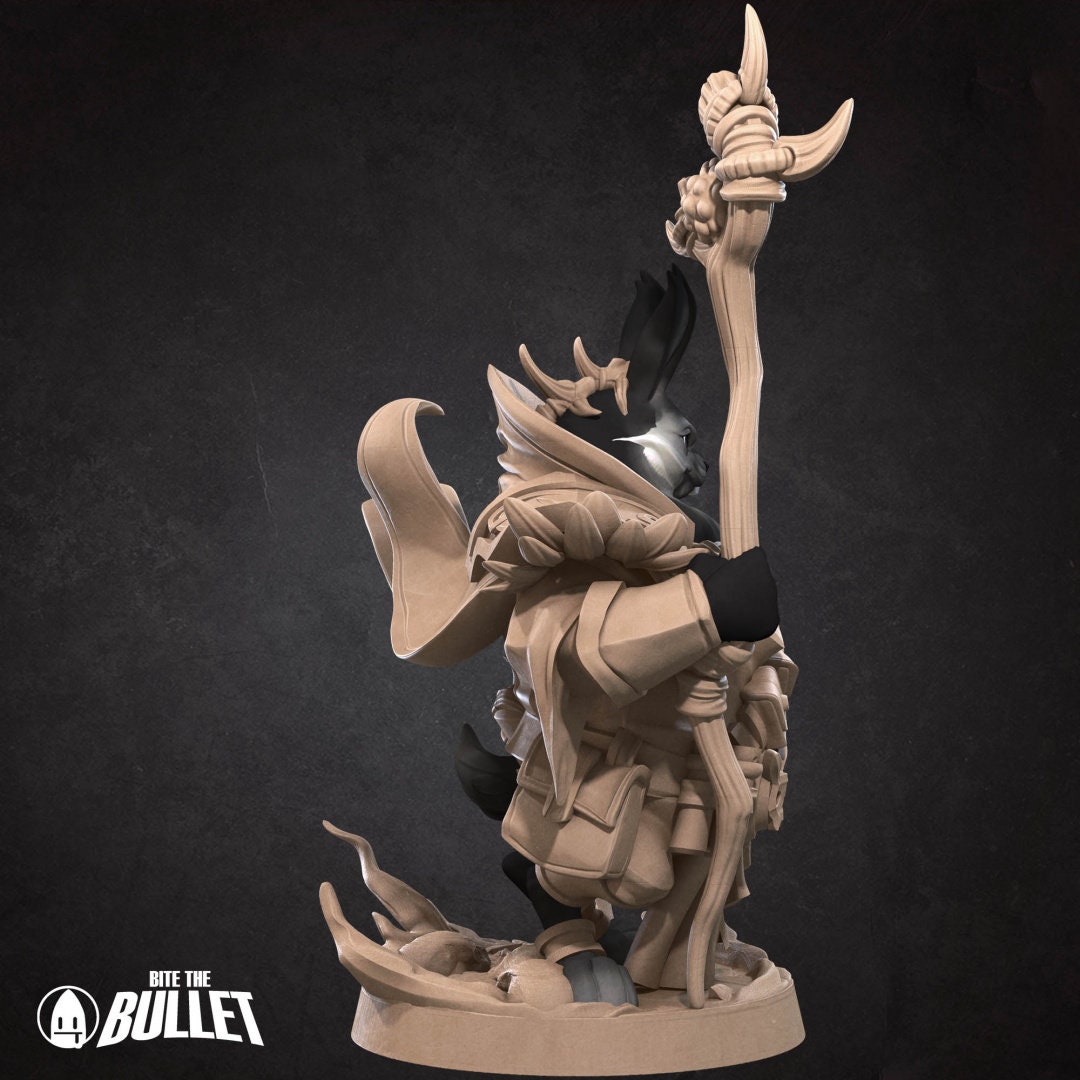 Harengon Warlock | Bite the Bullet | UNPAINTED Miniature in Resin