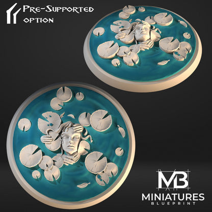 Water Nymphs (3 versions) | Miniatures Blueprint | UNPAINTED Miniature in Resin