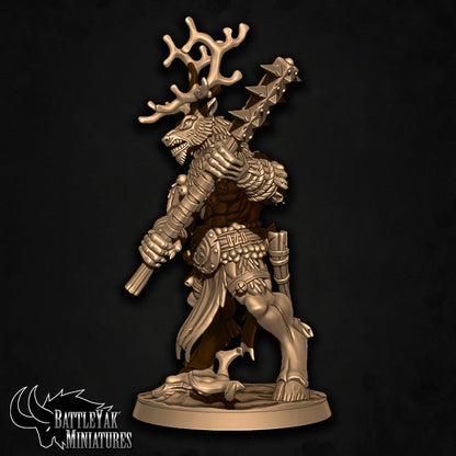 Banedeer Slaypack (7 versions) | Battle Yak Miniatures are One Page Rules Compatible | UNPAINTED Miniature in Resin