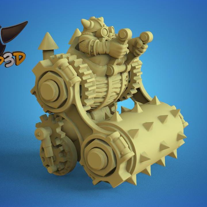 Big Headed Dwarfs Fantasy Football Team | Calaverd3D | UNPAINTED Miniature in Resin