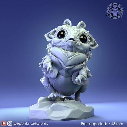 Dragon Baby (3 poses) | Pepunki Creatures | UNPAINTED Miniature in Resin