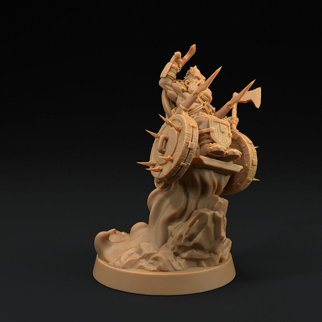 Bormir Thunderwheel | Scrap Slap Goblin Tribes | Dragon Trappers Lodge | UNPAINTED Miniature in Resin