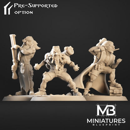 Bomber Crew (3 versions) | Miniatures Blueprint | UNPAINTED Miniature in Resin