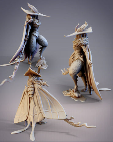 Atropos, Noctuoidea Moth Speculatore | CobraMode | UNPAINTED Miniature in Resin