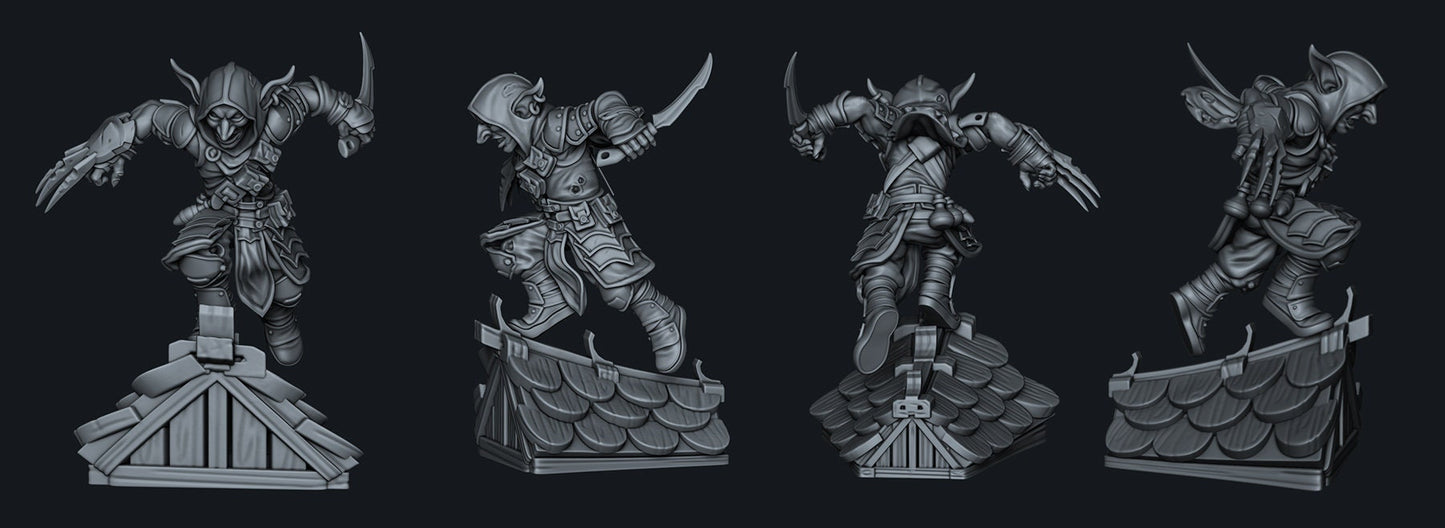 Gramal, Globlin Rogue | Ronin Arts Workshop | UNPAINTED Miniature in Resin