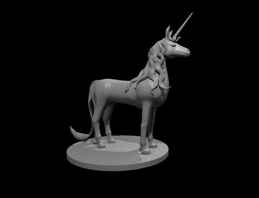 Unicorn (updated) | MZ4250 | UNPAINTED Miniature in Resin