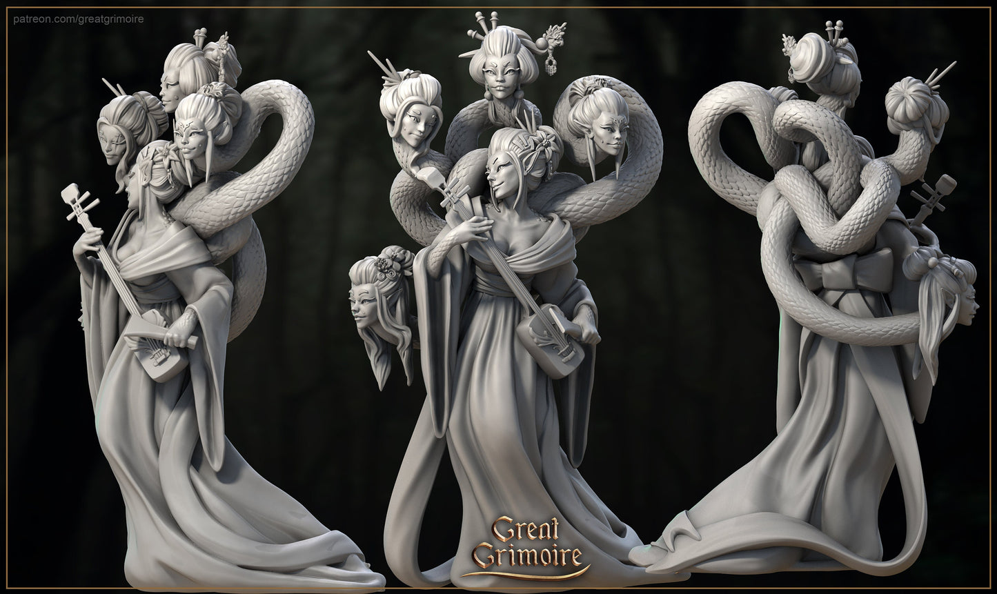 Songs of Hell | Great Grimoire | UNPAINTED Miniature in Resin