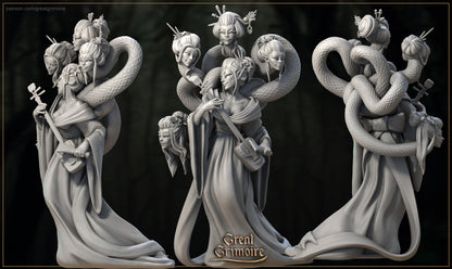 Songs of Hell | Great Grimoire | UNPAINTED Miniature in Resin