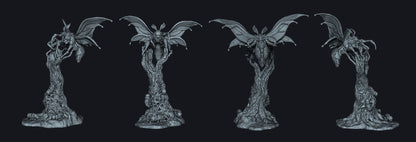 Radiant Matron | Giant Moth with Grubs | Ronin Arts Workshop | UNPAINTED Miniature in Resin