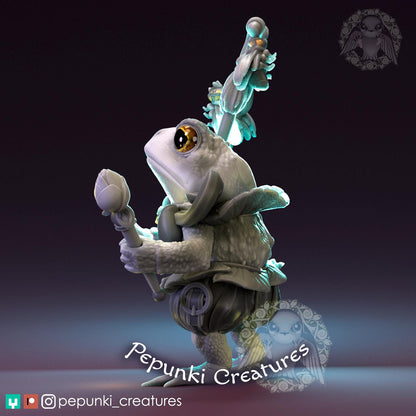 Little Toad Henchman | Pepunki Creatures | UNPAINTED Miniature in Resin