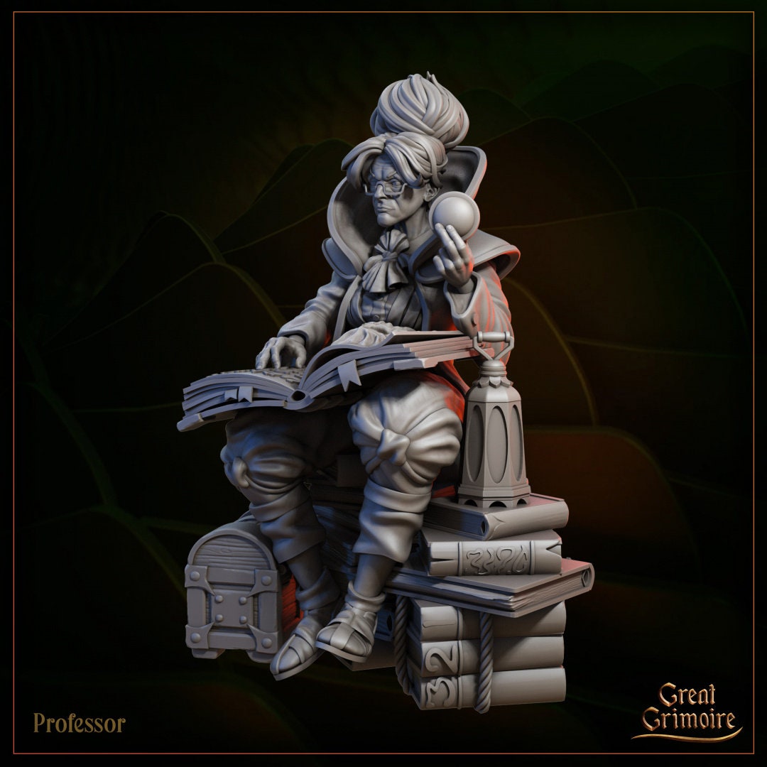Professor | Great Grimoire | UNPAINTED Miniature in Resin