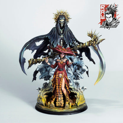 Countess Florentina | Dia de Muertos Catrina & Reaper | Ronin Arts Workshop | UNPAINTED Miniature in Resin